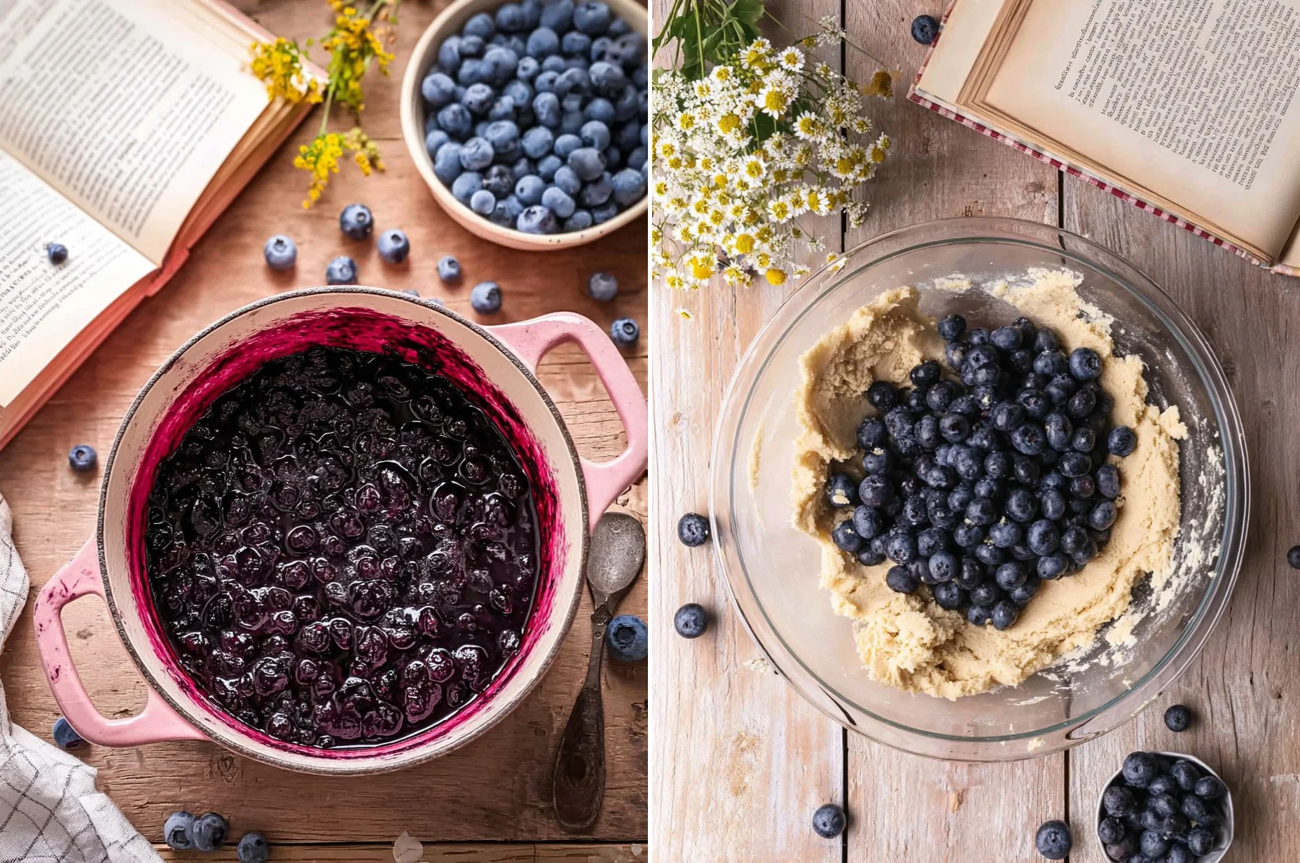 Blueberry Coffee Cake Cookies