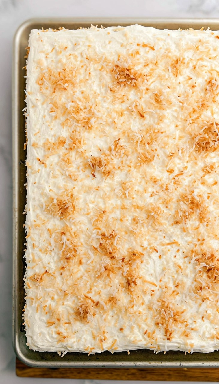 Coconut Texas Sheet Cake