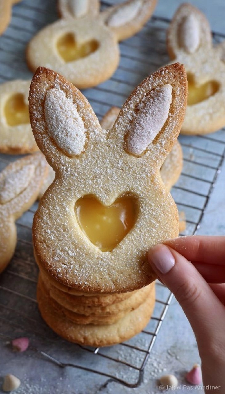 Easter Bunny Sandwich Biscuits