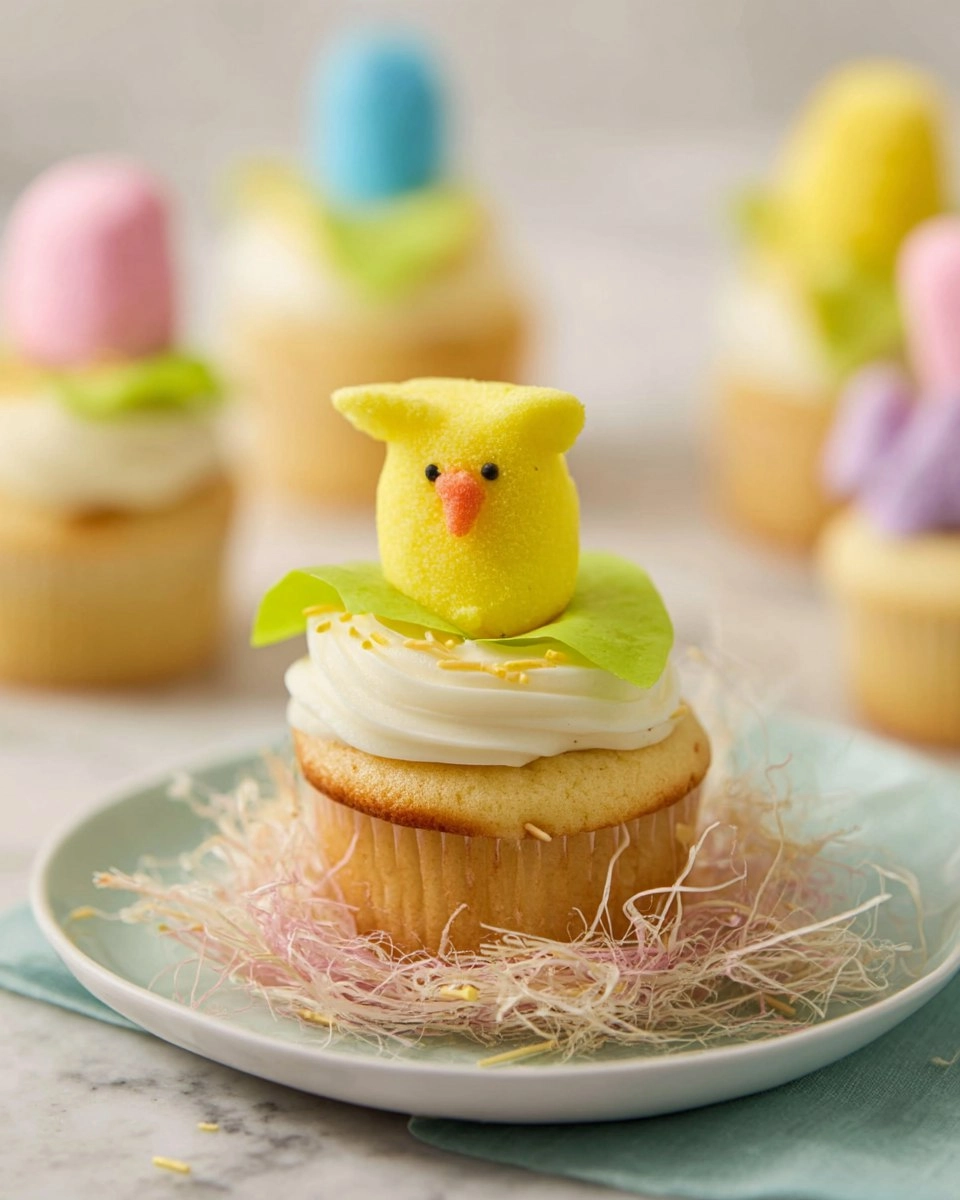 Easter Peep Cupcakes