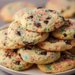 Easy-Vegan-Funfetti-Cake-Mix-Cookies-Only-4-Ingredients-Recipe