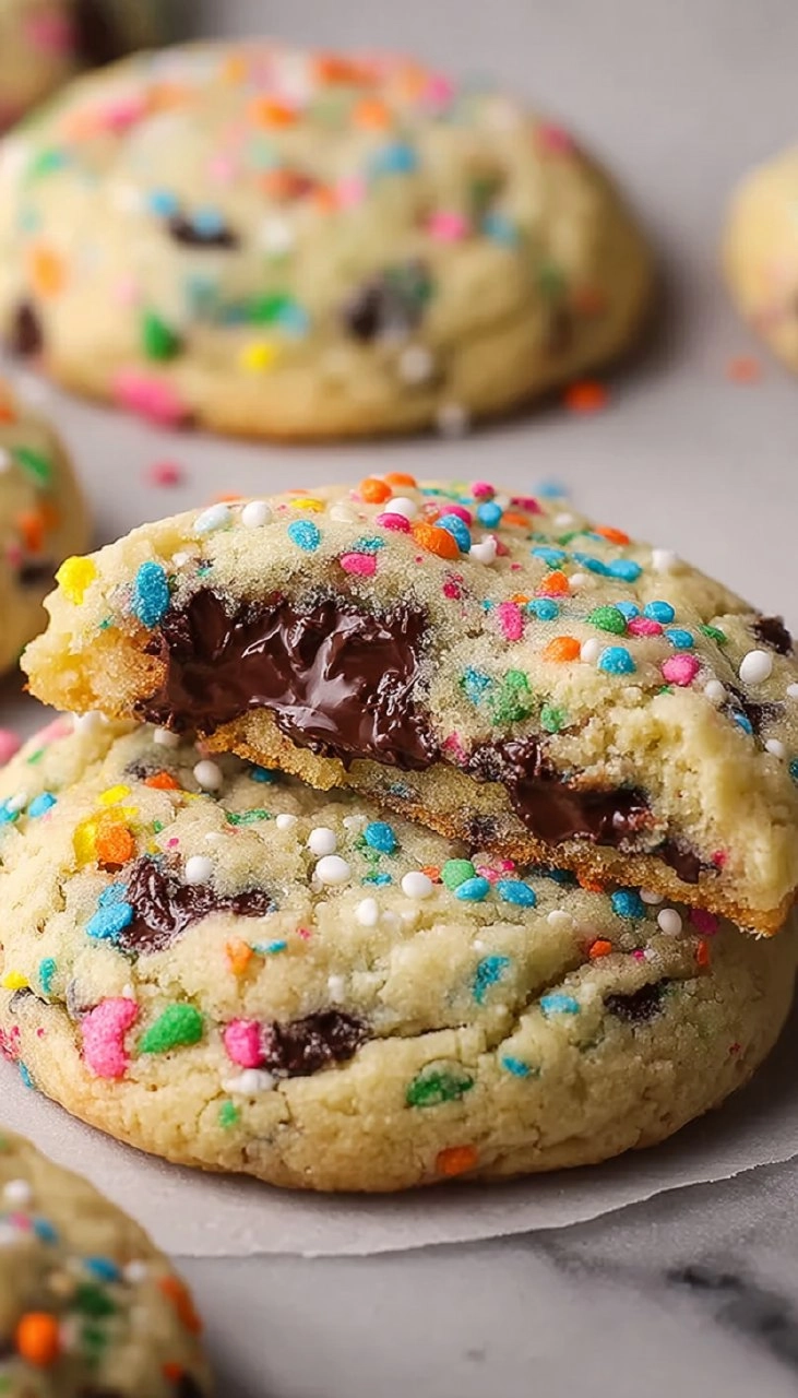Easy Vegan Funfetti Cake Mix Cookies (Only 4 Ingredients!)
