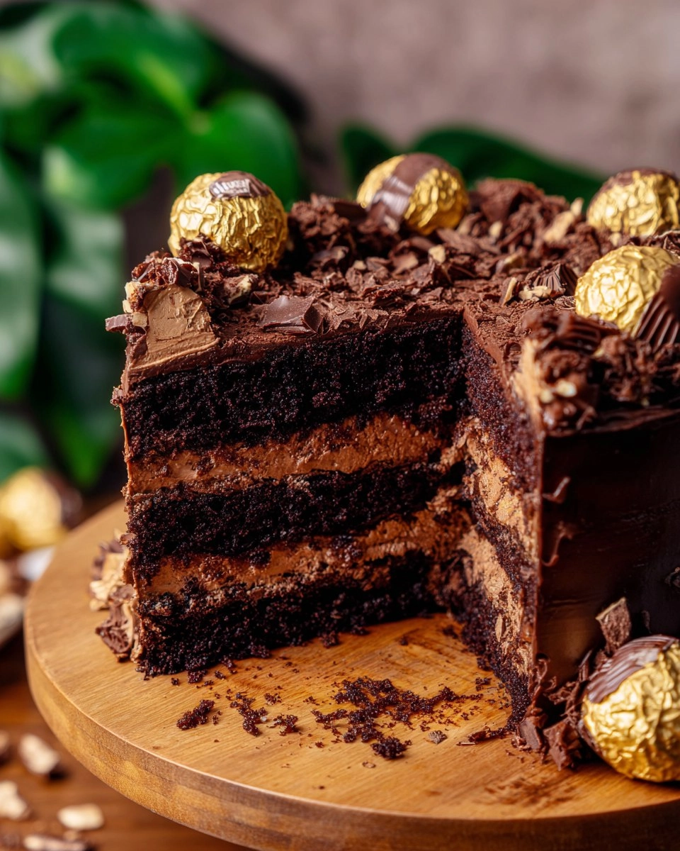 Ferrero Rocher Cake