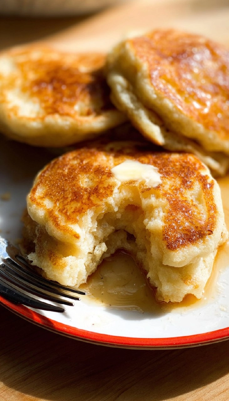 Golden Ricotta Pancakes