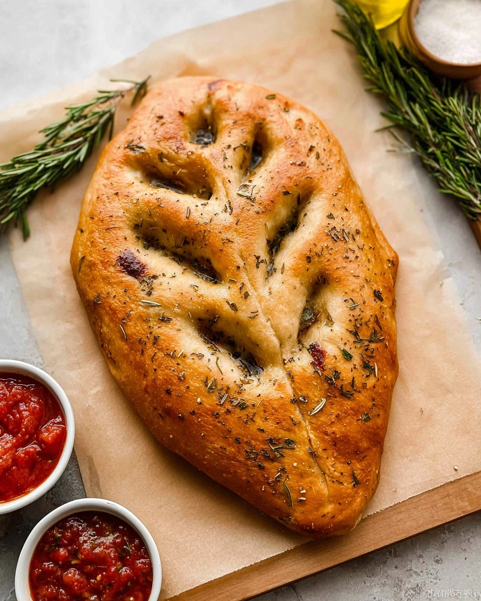Homemade Fougasse (French-Style Flatbread)