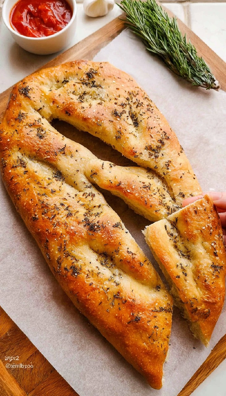 Homemade Fougasse (French-Style Flatbread)