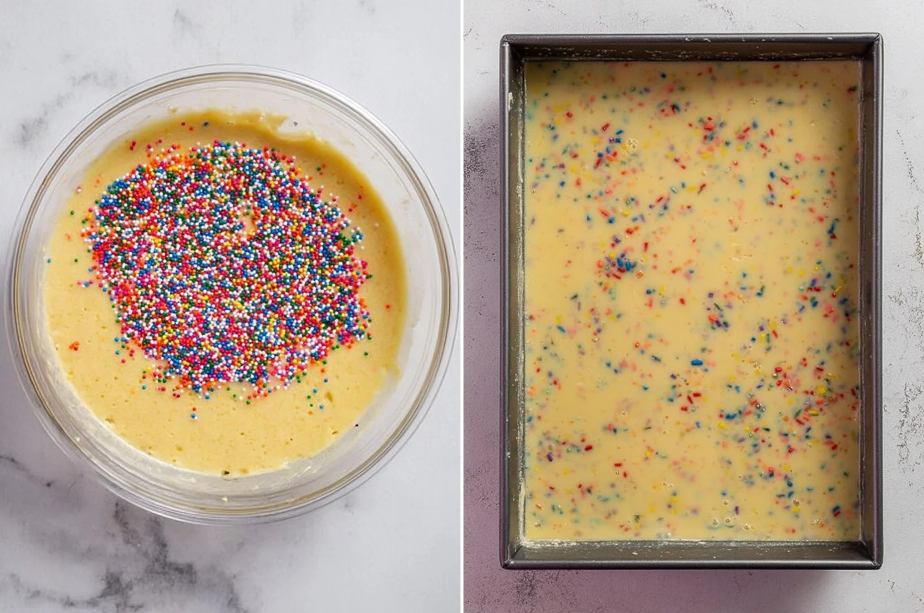 Homemade Funfetti Cake