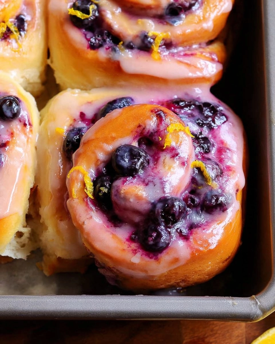 Lemon Blueberry Sweet Rolls