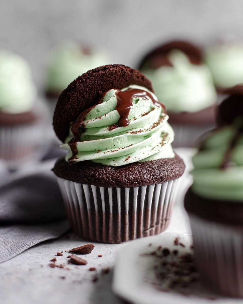 Mint Chocolate Cupcakes 5 Mint Chocolate Cupcakes
