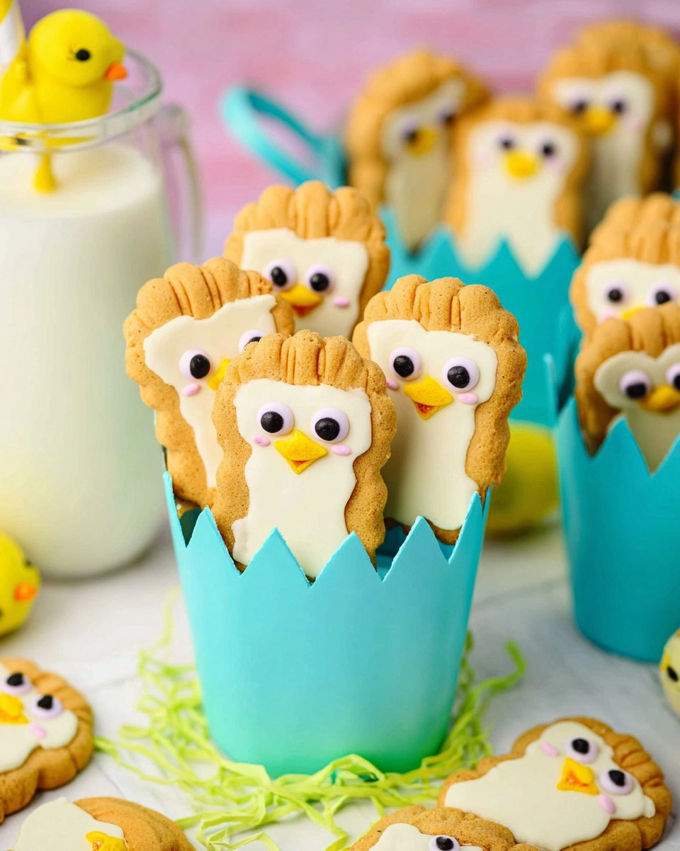 Nutter Butter Hatching Chick Cookies