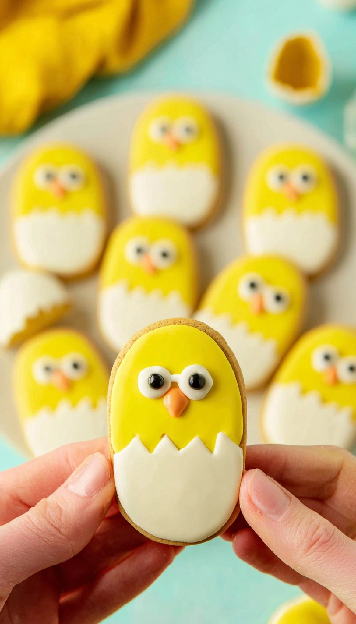 Nutter Butter Hatching Chick Cookies
