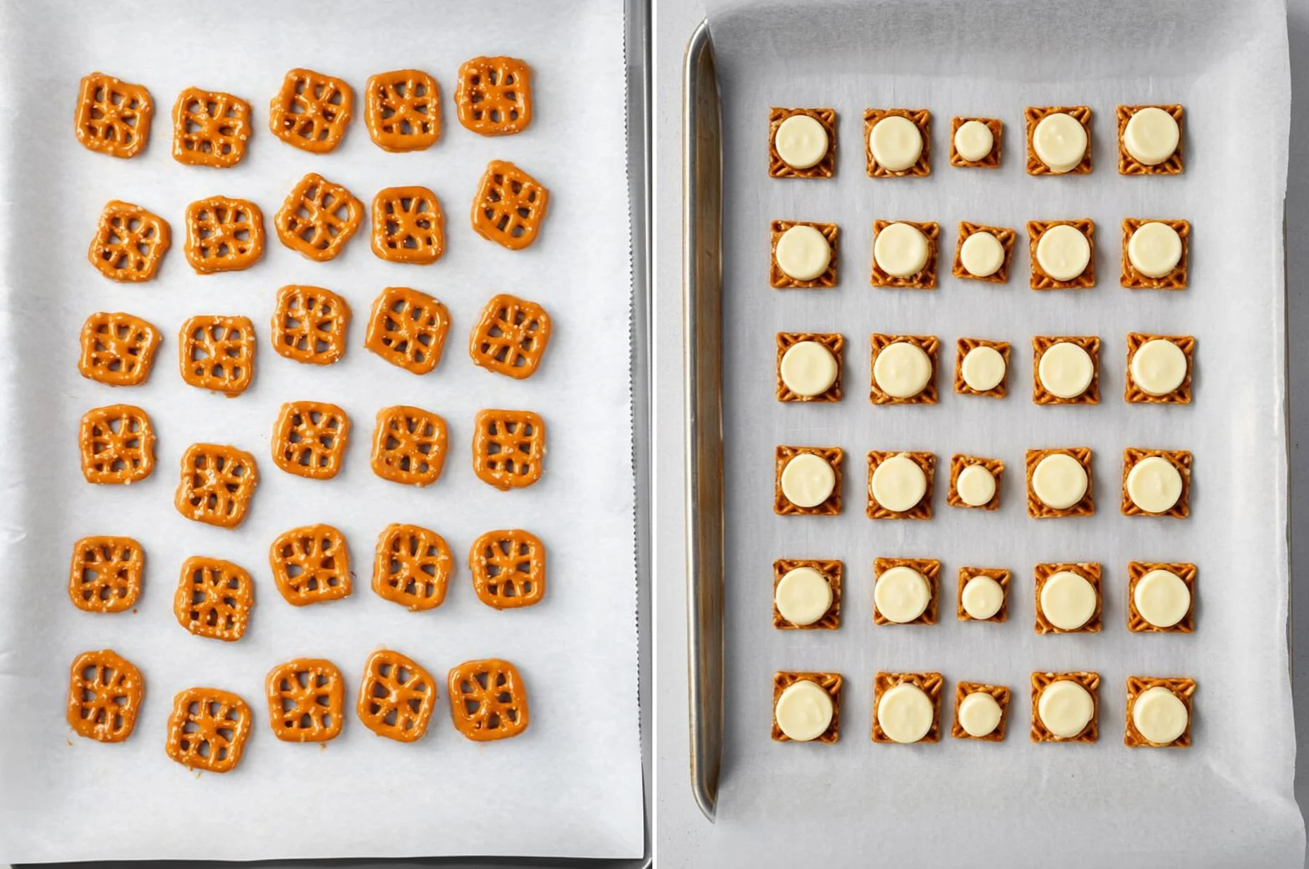 Pastel Candy Spring Flower Pretzels