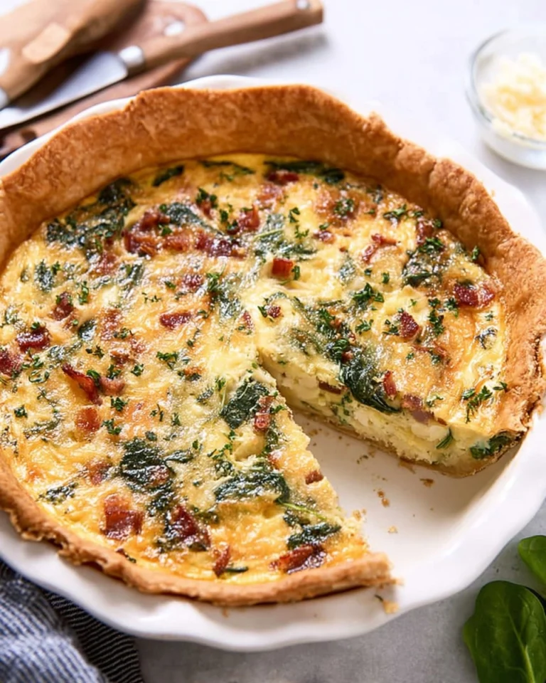Spinach-and-Bacon-Quiche-Recipe