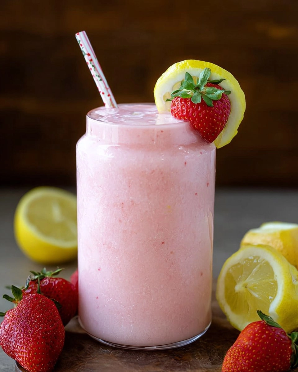 Strawberry Lemonade Milkshake