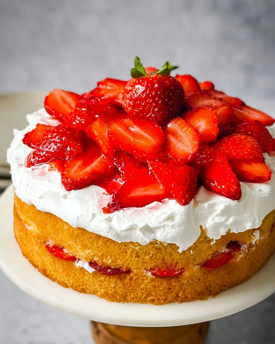 Strawberry Shortcake Cake