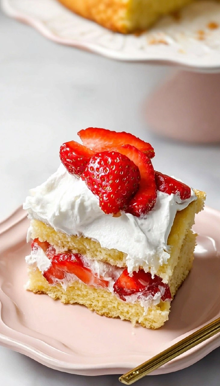 Strawberry Shortcake Cake