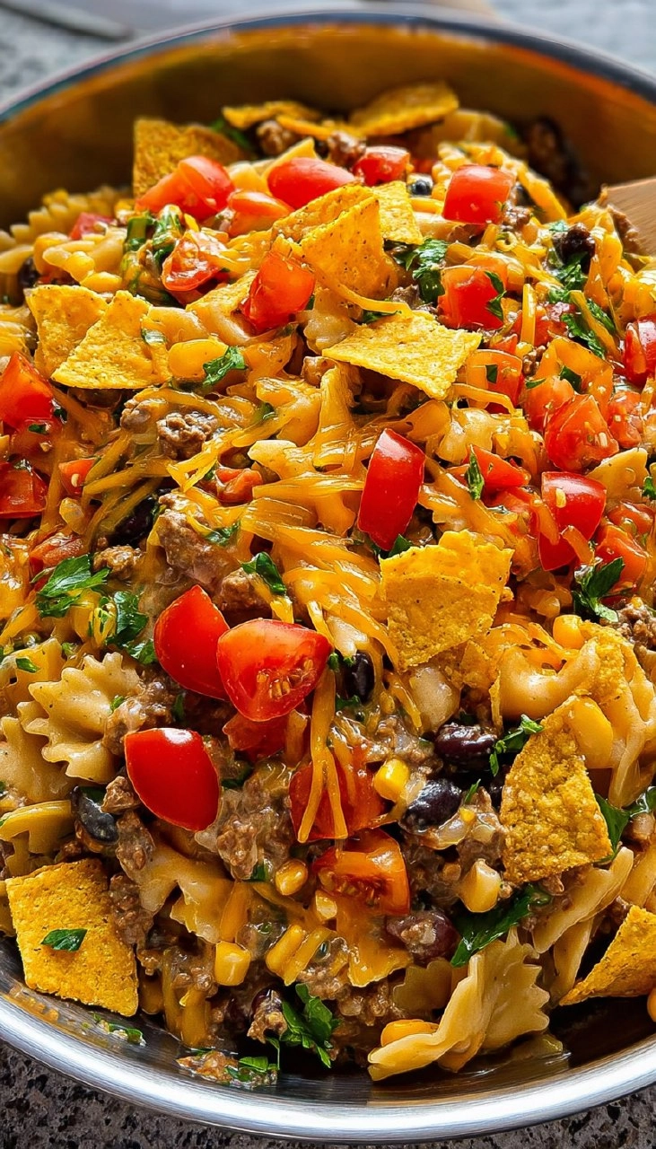 Taco Pasta Salad (Easy Summer Version)