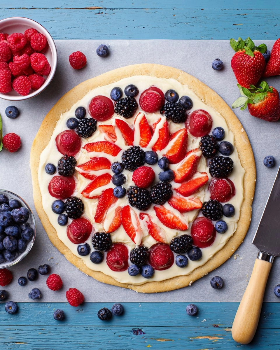 4th of July Fruit Pizza