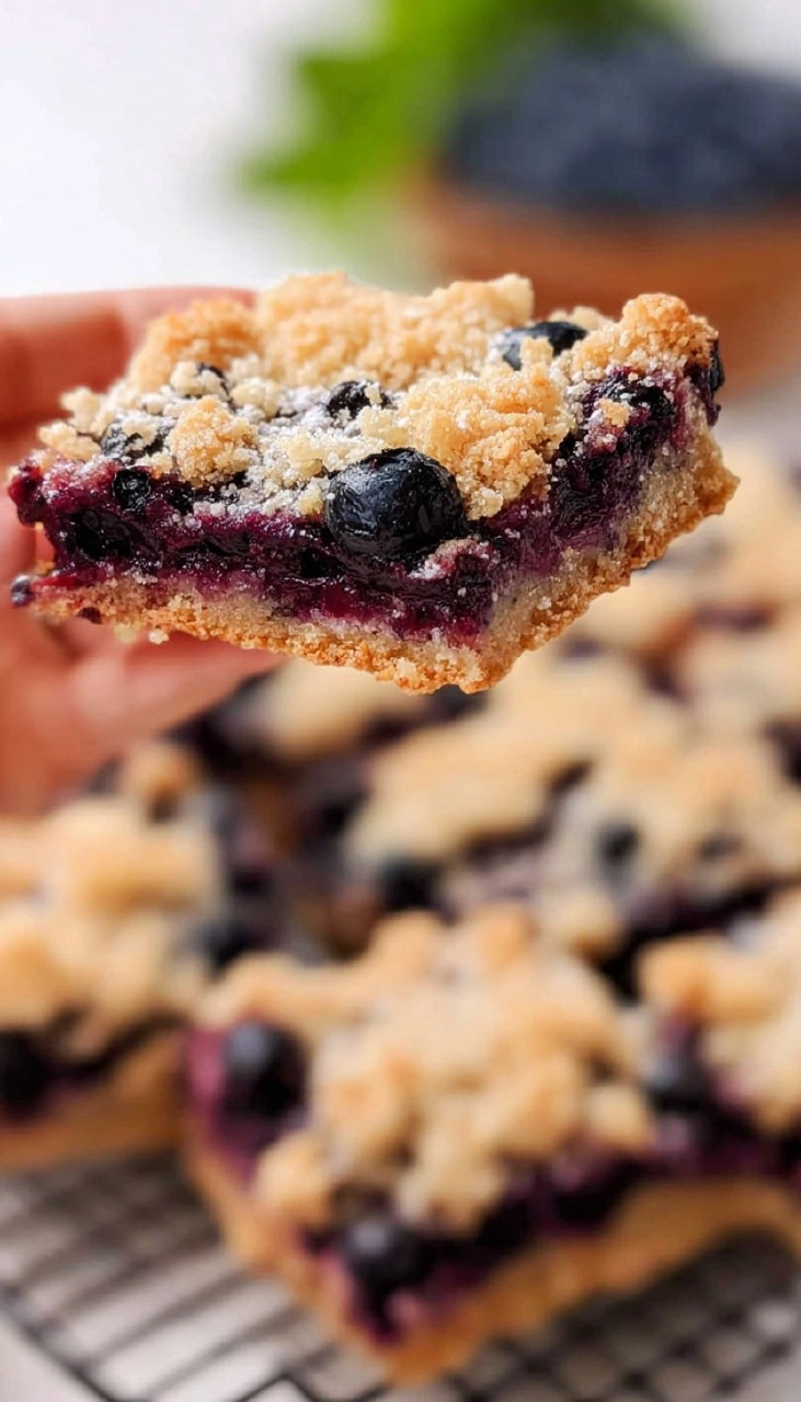 Blueberry Crumb Bars 7 Blueberry Crumb Bars