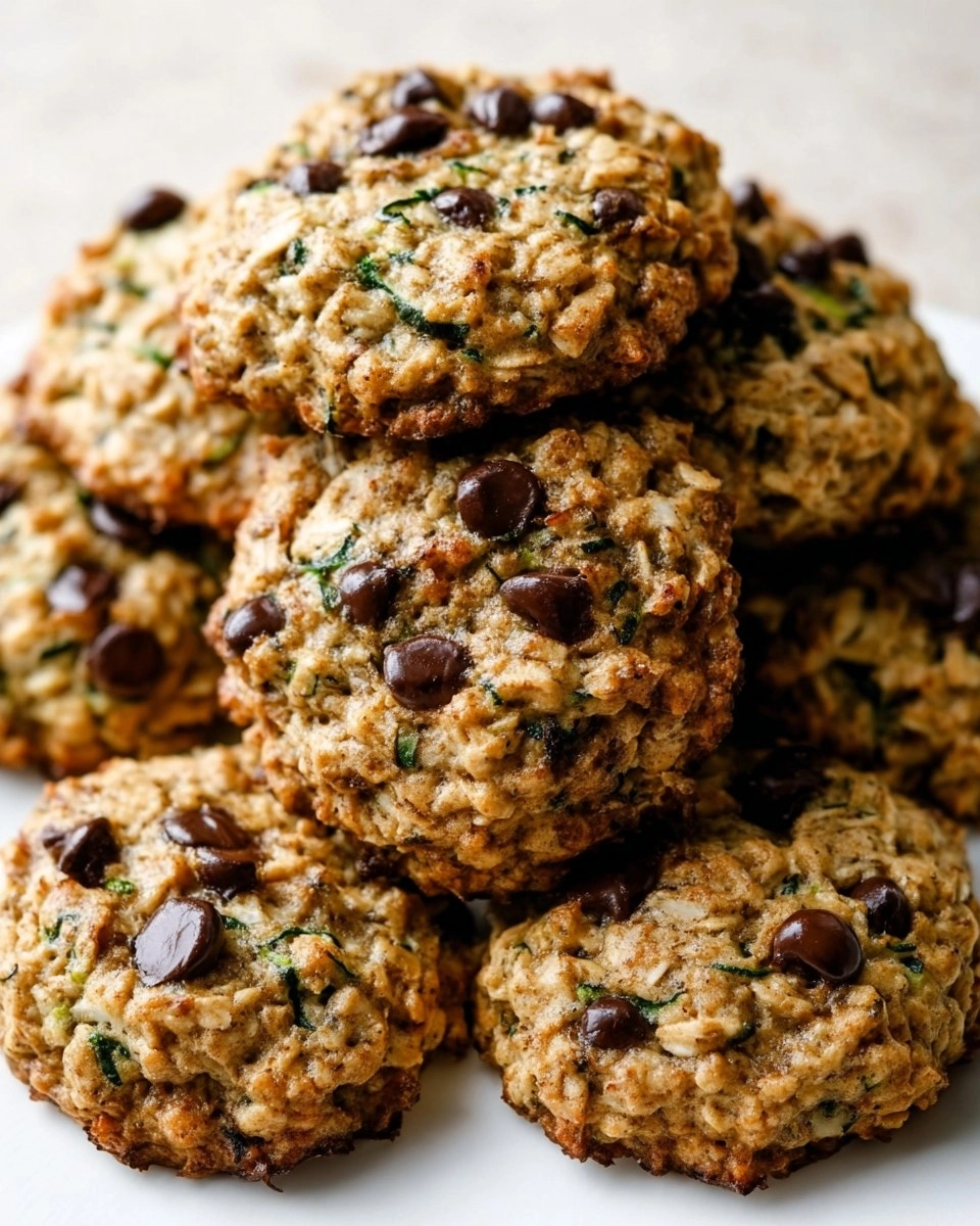 Brown Butter Zucchini Oatmeal Cookies