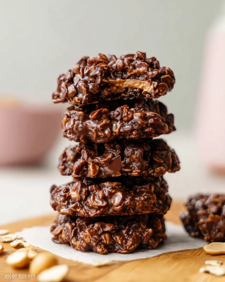 Chocolate Peanut Butter No-Bake Cookies 5 Chocolate-Peanut-Butter-No-Bake-Cookies-Recipe