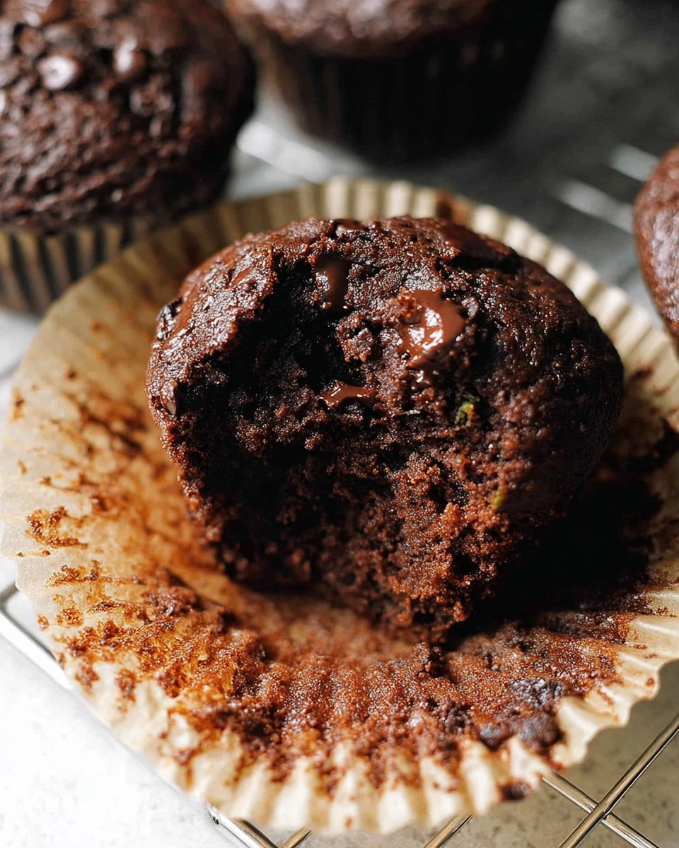 Chocolate Zucchini Muffins