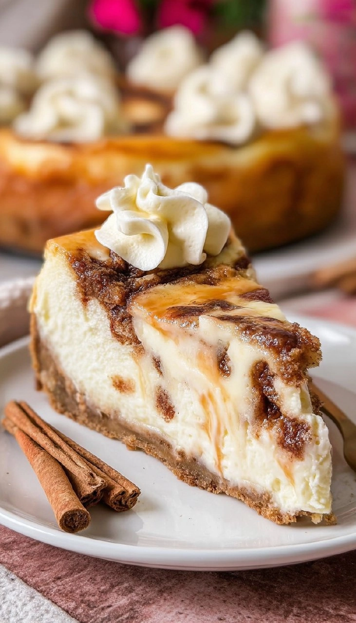Cinnamon Roll Cheesecake 5 Cinnamon Roll Cheesecake