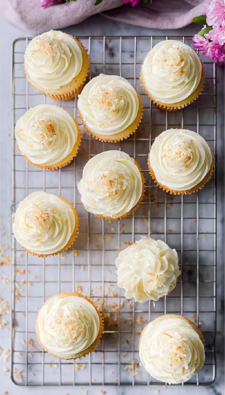 Coconut Cupcakes 5 Coconut Cupcakes