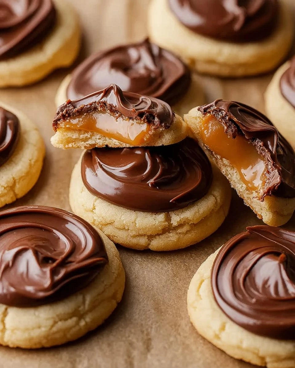 Easy Twix Cookies