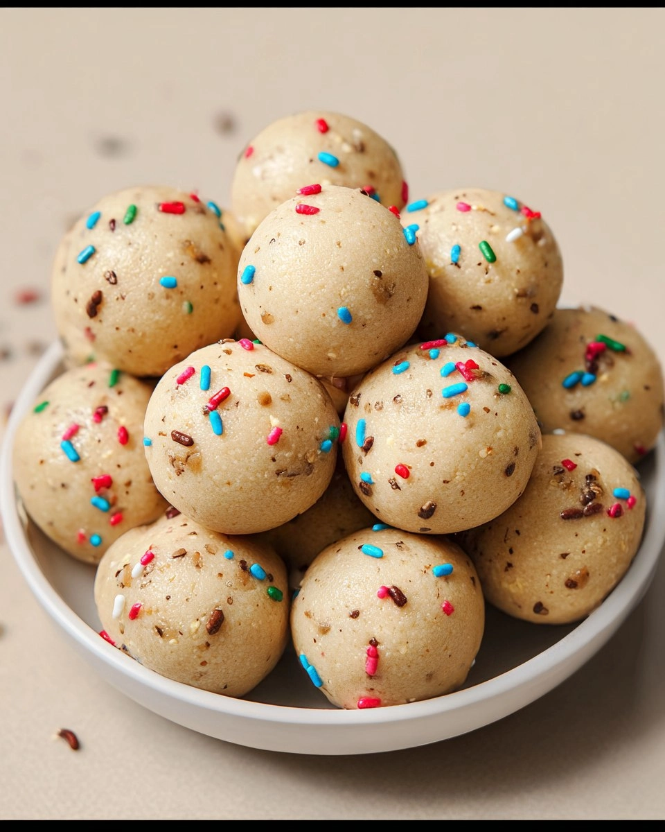 High Protein Cake Batter Balls: A Healthy No-Bake Snack