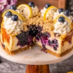 Lemon-Blueberry-Crumble-Cheesecake-Recipe