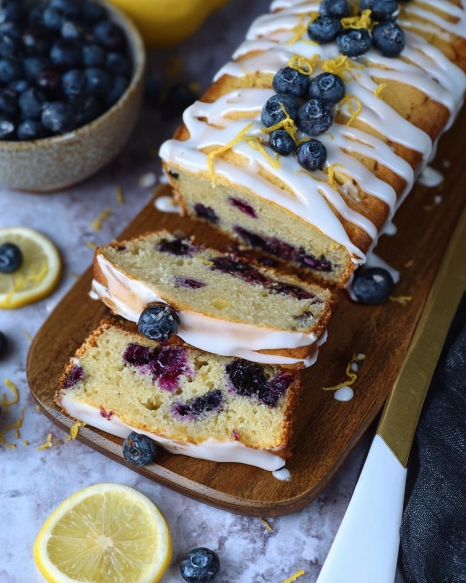 Lemon Blueberry Loaf Cake