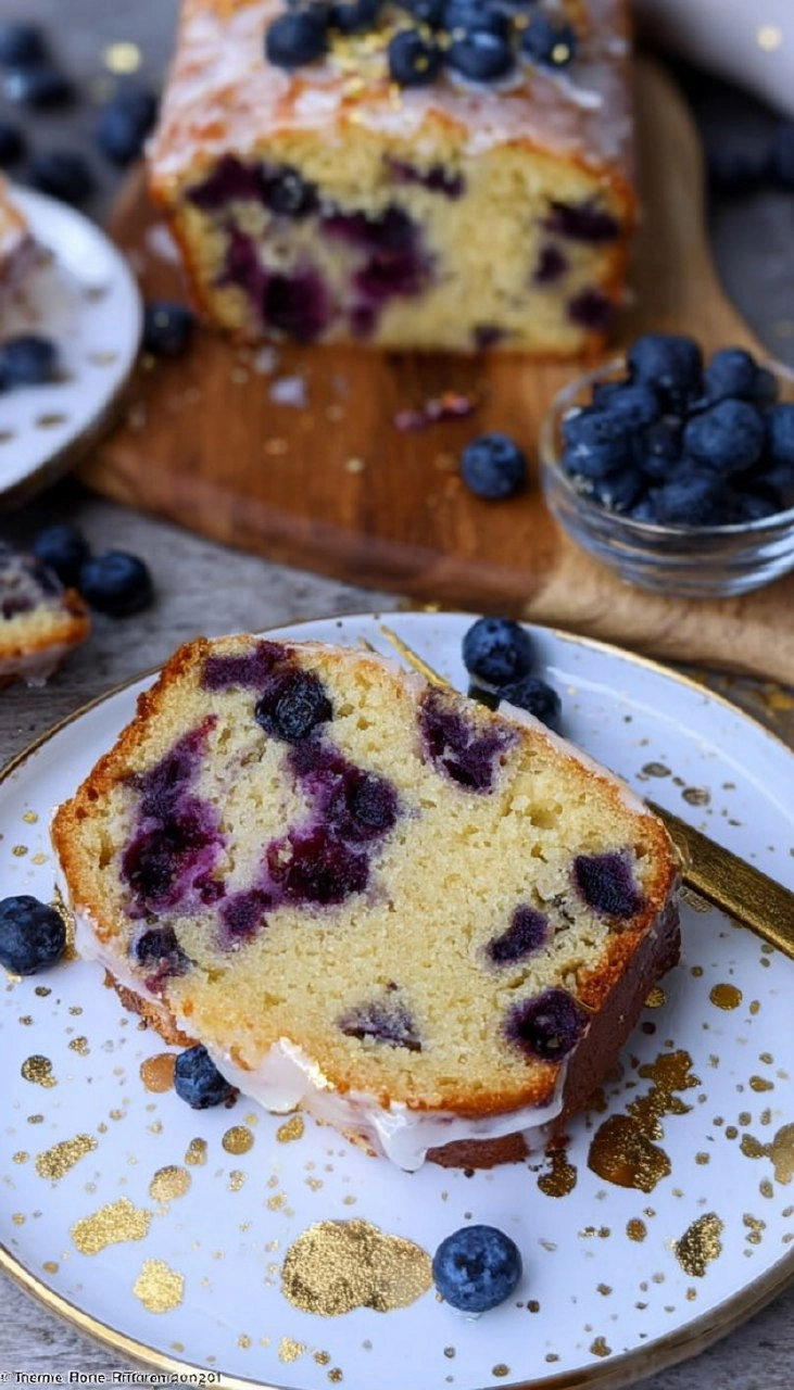 Lemon Blueberry Loaf Cake