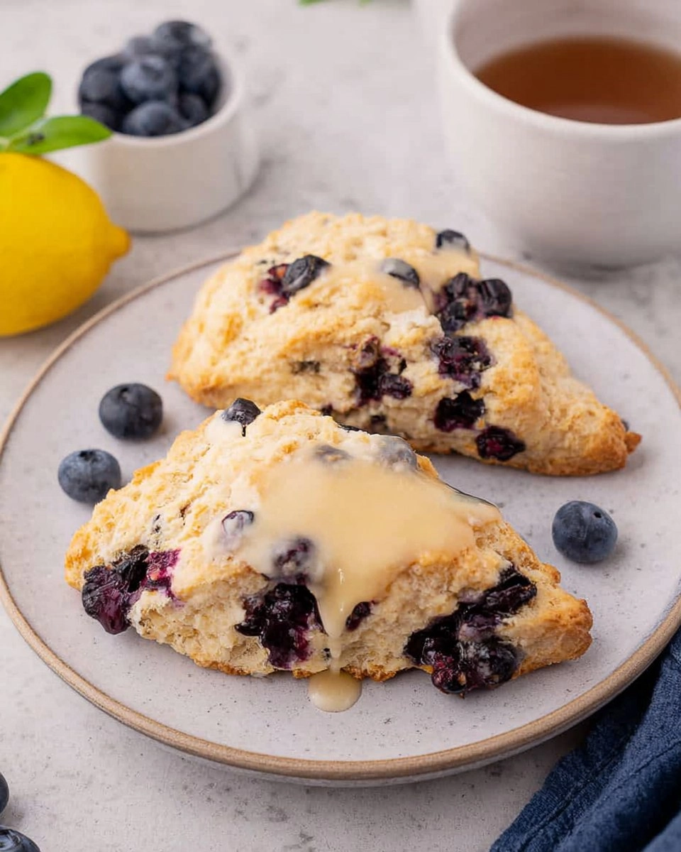Lemon Blueberry Scones