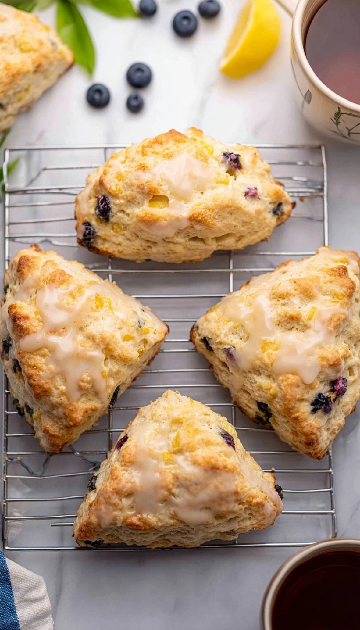 Lemon Blueberry Scones