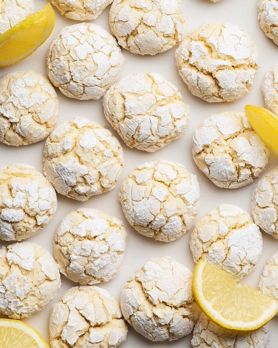 Lemon Crinkle Cookies
