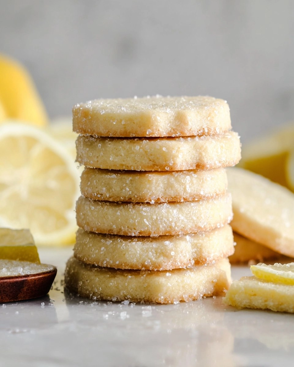 Lemon Shortbread Cookies