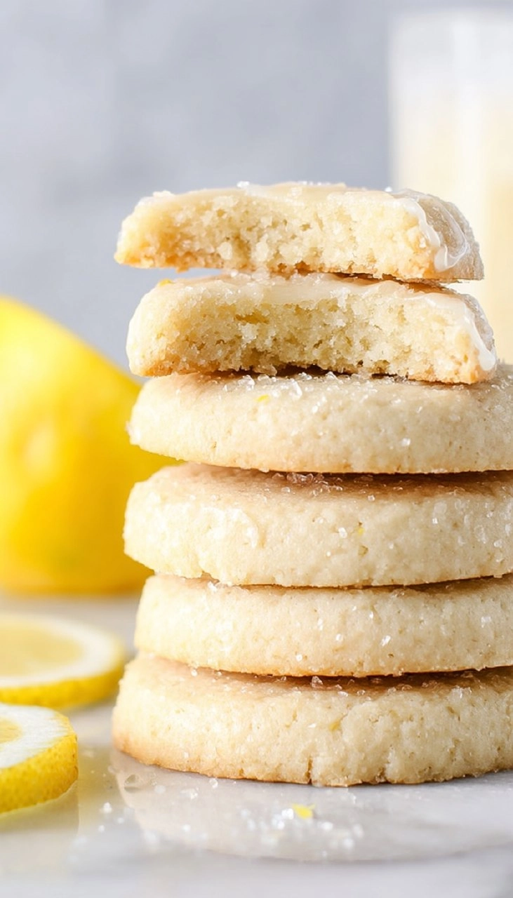 Lemon Shortbread Cookies