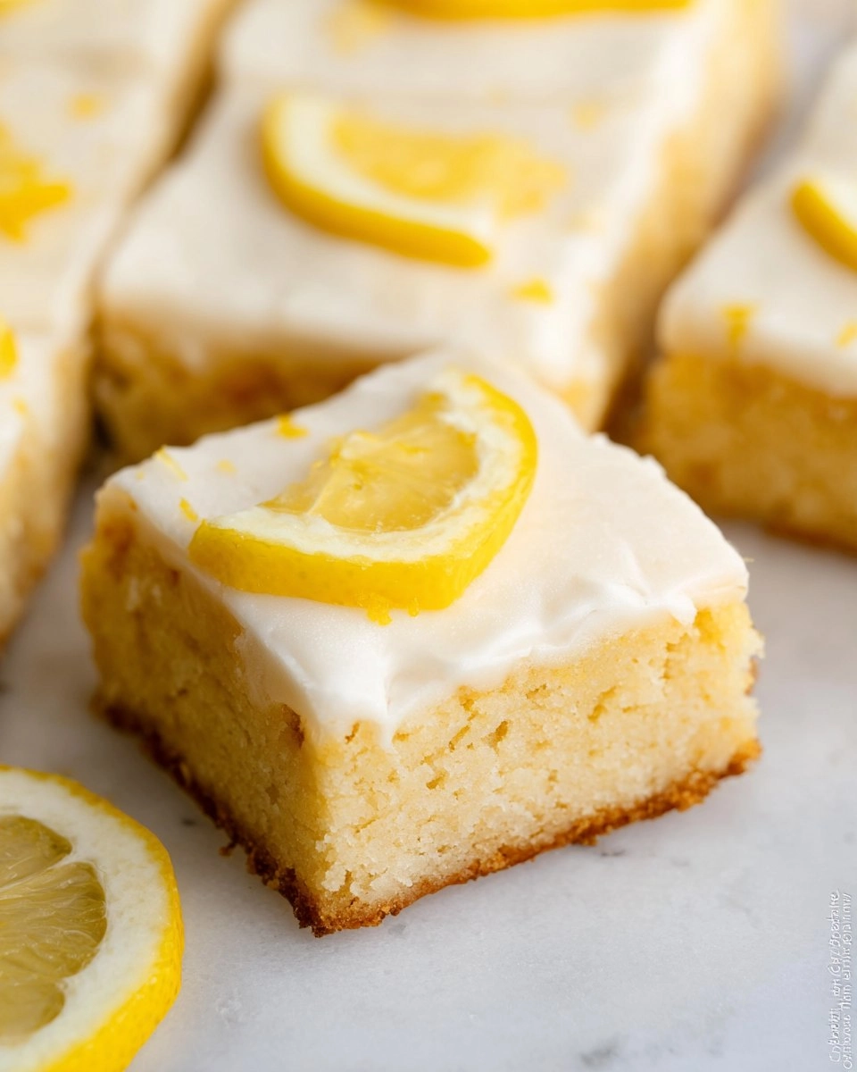 Lemon Sugar Cookie Bars