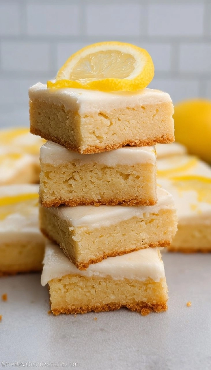 Lemon Sugar Cookie Bars