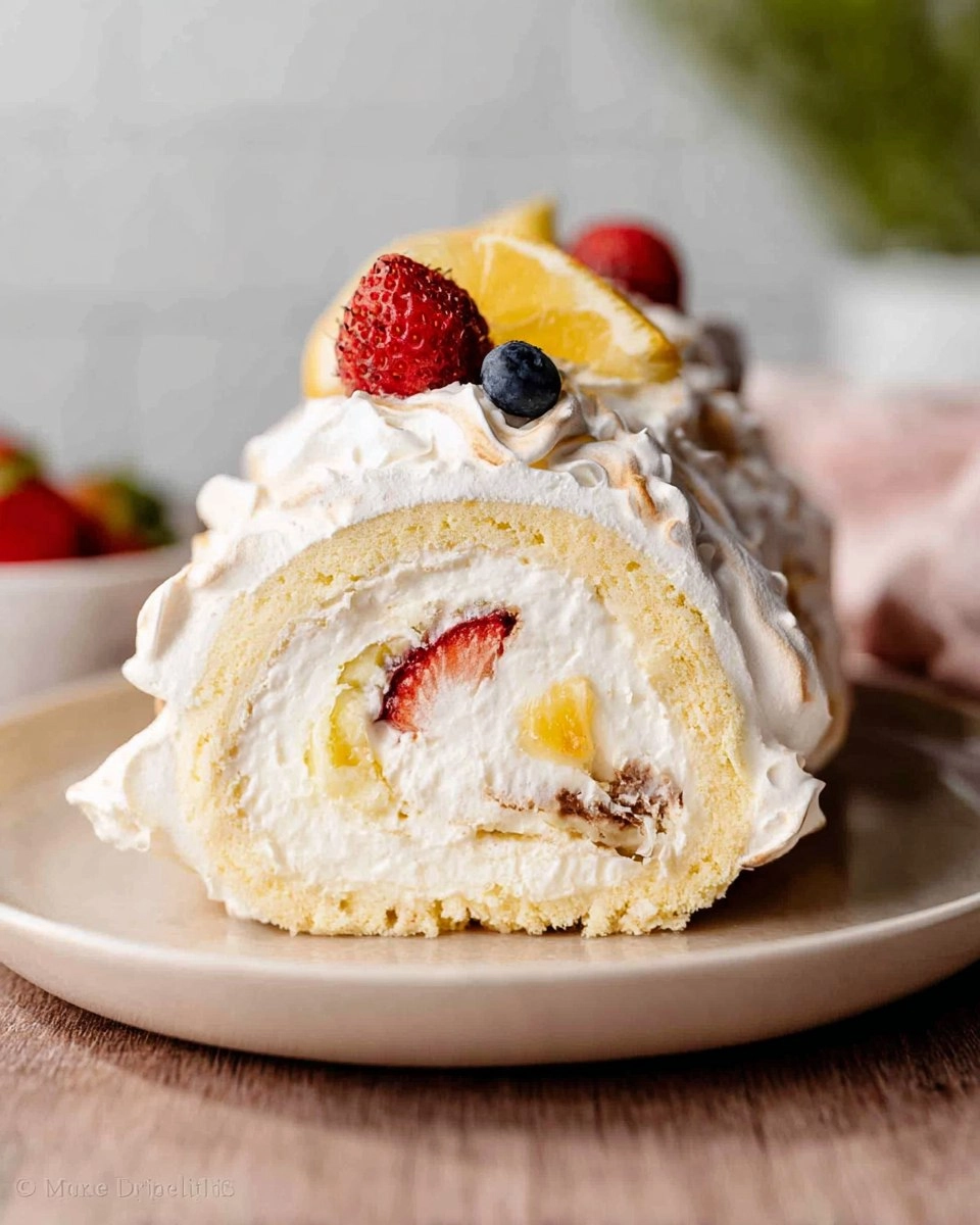 Meringue Roulade