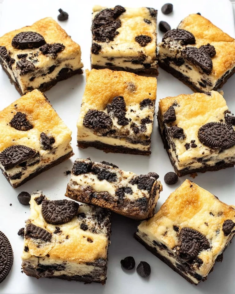 Oreo Chocolate Chip Cheesecake Bars 4 Oreo-Chocolate-Chip-Cheesecake-Bars-Recipe