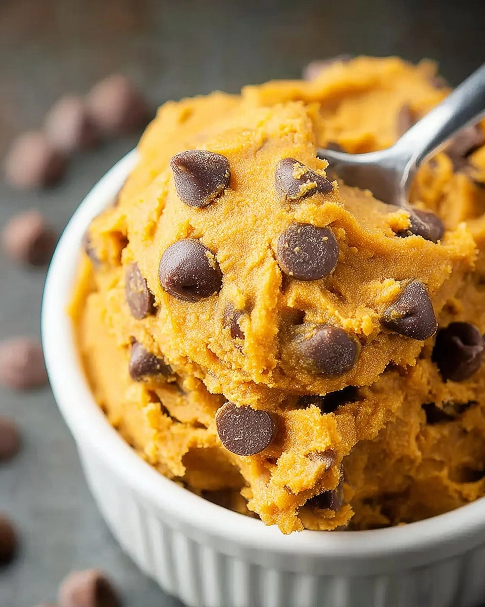 Pumpkin Pie Edible Cookie Dough