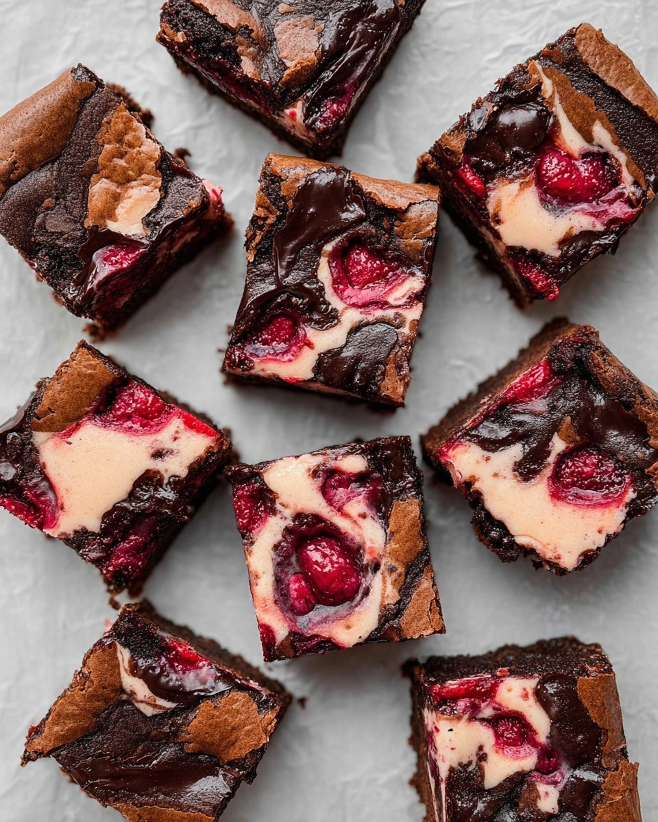 Raspberry Cheesecake Brownies