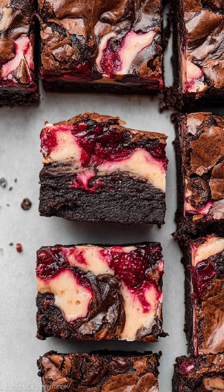 Raspberry Cheesecake Brownies