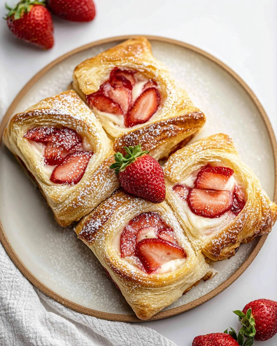 Strawberry Cream Cheese Danish