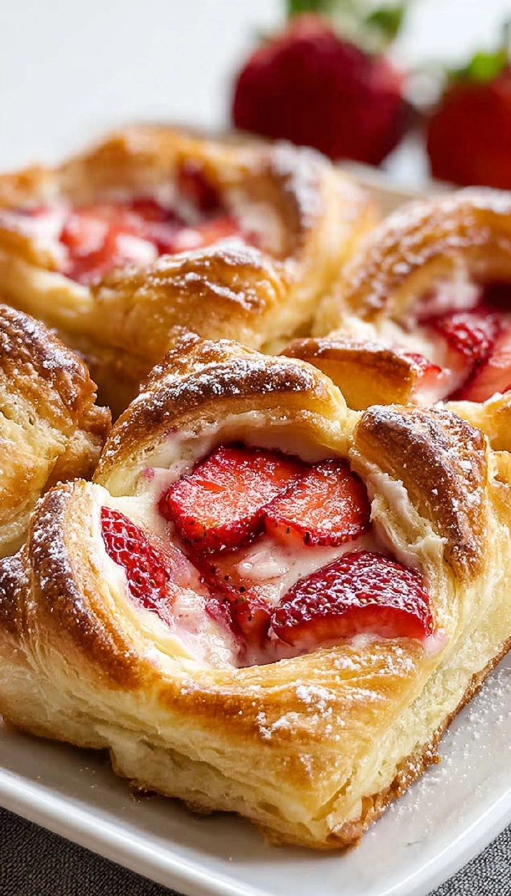 Strawberry Cream Cheese Danish
