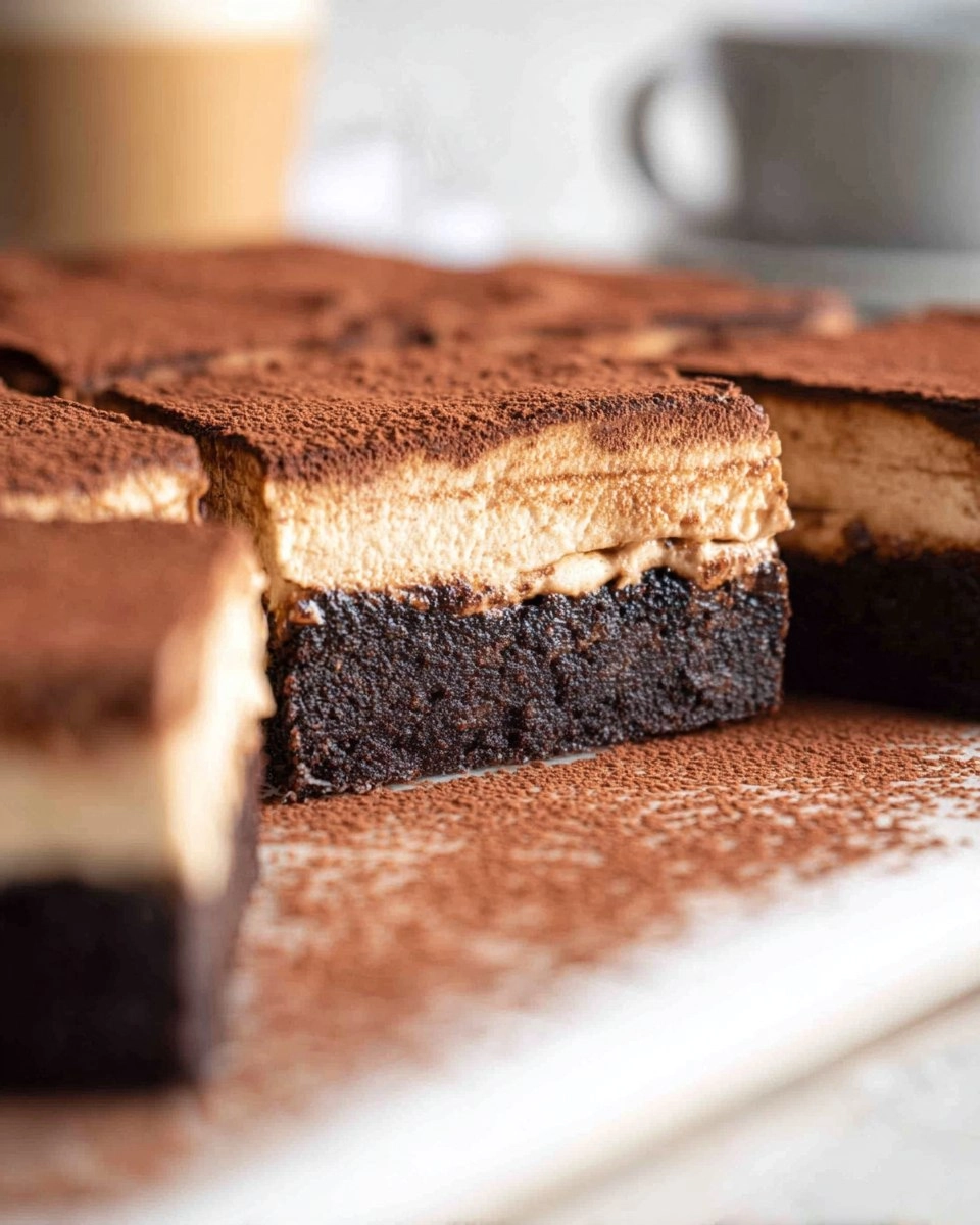 Tiramisu Brownies