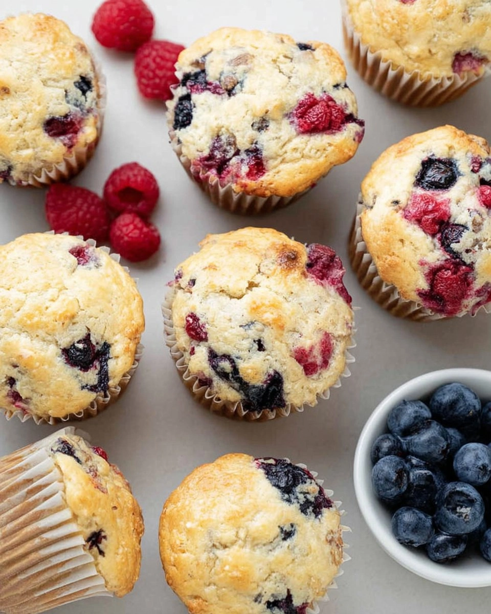 Triple Berry Muffins