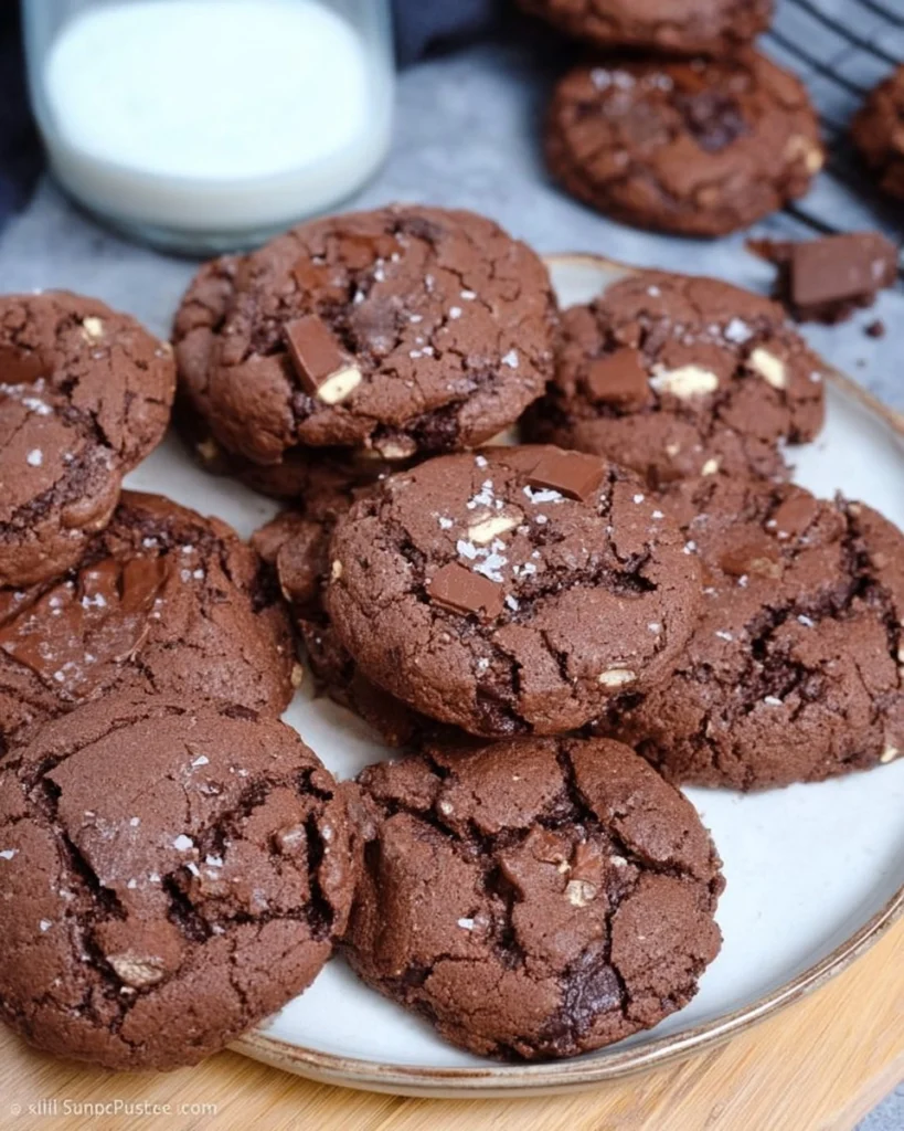 Triple-chocolate-sourdough-cookies-Recipe